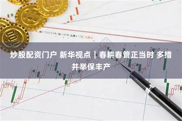 炒股配资门户 新华视点｜春耕春管正当时 多措并举保丰产